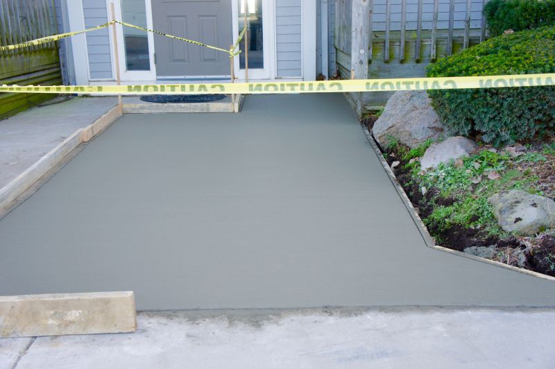 Patio Concrete Pouring detail