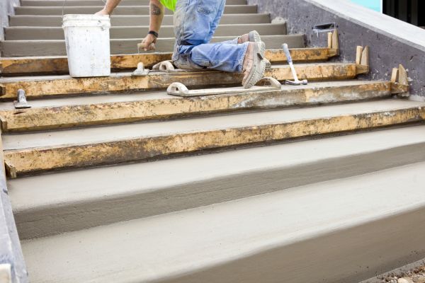 Concrete Steps Pouring in Albany