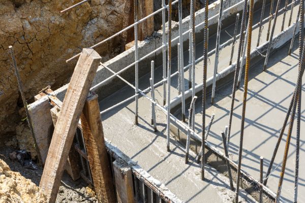 Concrete Footing Pouring in Albany