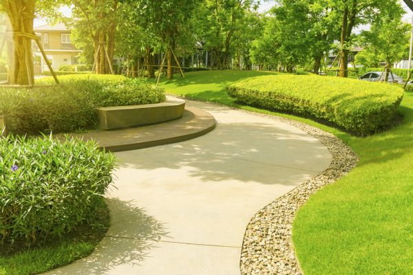 Cement Walkway Installation in Albany