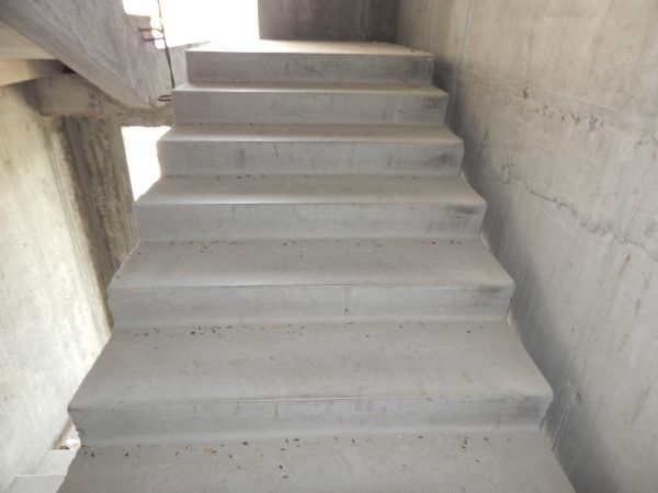 Poured Stair Construction in Albany