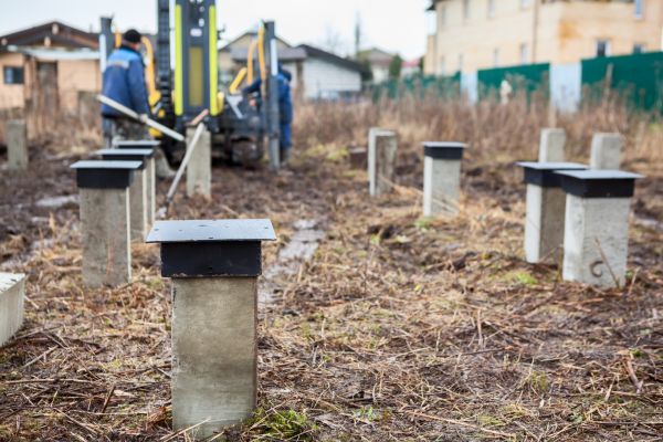 Concrete Piling Installation in Albany