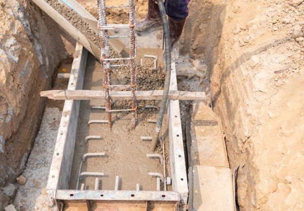 Cement Foundation Pouring in Albany