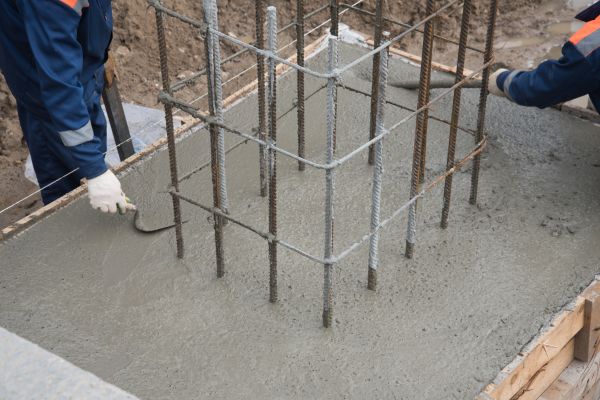 Foundation Pad Construction in Albany