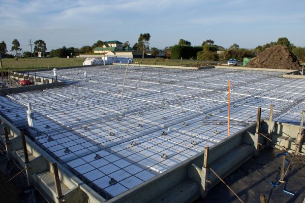 Barn Pad Construction in Albany